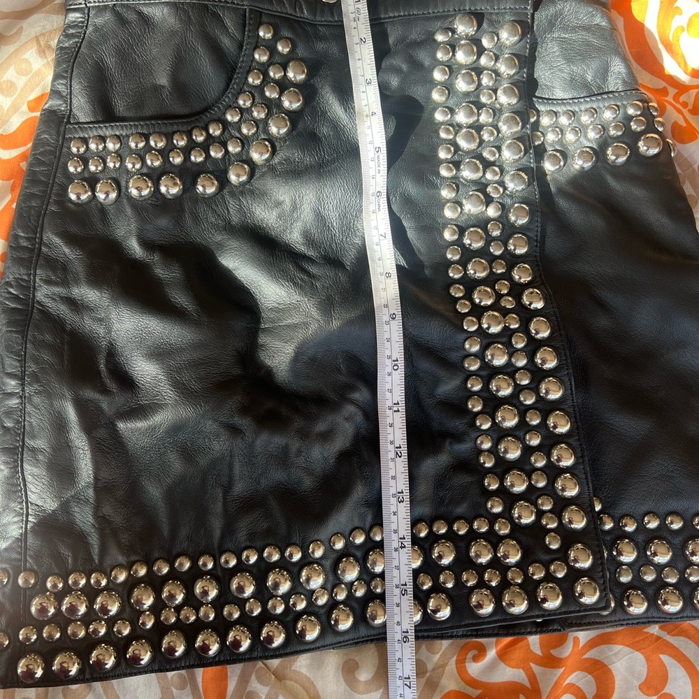 Free People x Understated Leather Wrap Mini Skirt - Picture 5 of 6